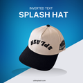 Inverted Text Splash Hat