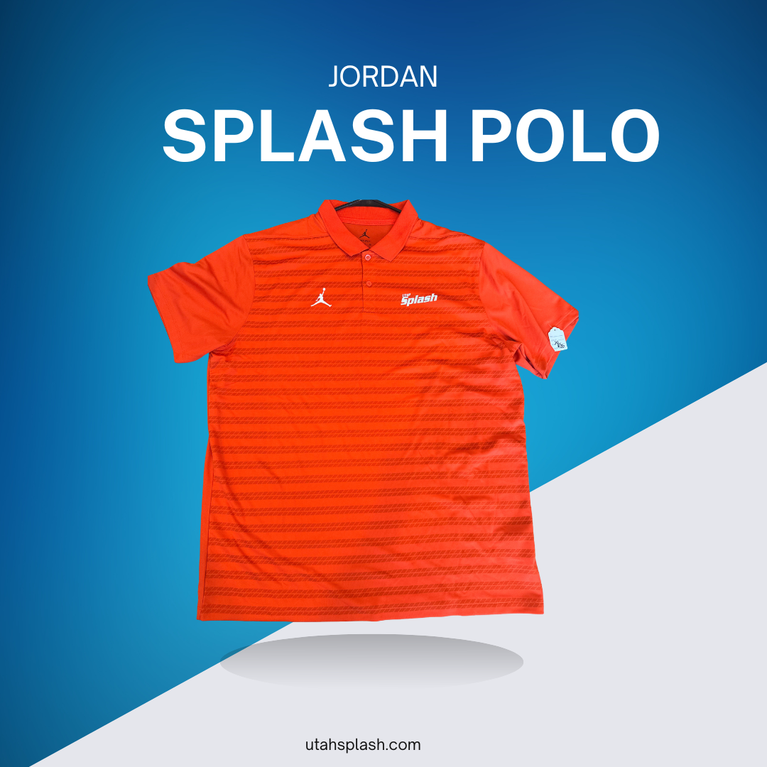 Authentic Orange Jordan Polo Adult