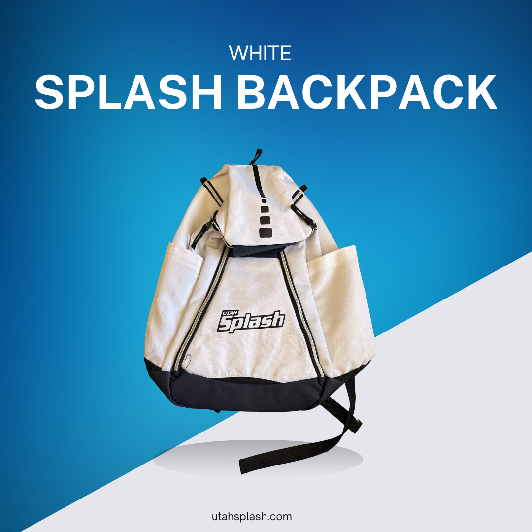 White Splash Backpack